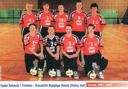 BROSSOLETTE OLYMPIQUE REMOIS-Nat 1 Féminine-Saison 2001/2002 - Volleybal