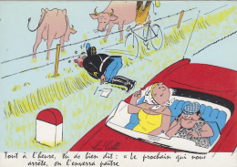 Métiers - Police Gendarmerie - Humour - Illustrateur Humoriste De Presse - Agent Circulation - Police - Gendarmerie