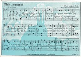 Entier Postal Timbré Sur Commande D'Allemagne : Mein Lommatzsch, Note De Musique, église (RR) - Musik