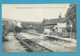 CPA Chemin De Fer Arrivée D'un Train Gare De Saint-Nom - Forêt De Marly SAINT-NOM-LA-BRETECHE 78 - St. Nom La Breteche