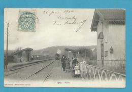 CPA Chemin De Fer Arrivée D'un Train En Gare - La Halte IGNY 95 - Igny