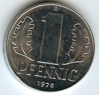 Allemagne Germany RDA DDR 1 Pfennig 1975 A UNC J 1508 KM 8.1 - 1 Pfennig