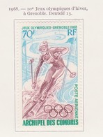 Comores - Comoros - Komoren Poste Aérienne 1968 Y&Tn°PA22 - Michel N°F86 * - 70f JO De Grenoble - Luftpost