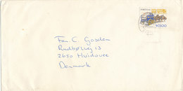 Portugal Cover Sent To Denmark 3-11-1984 Single Franked - Lettres & Documents