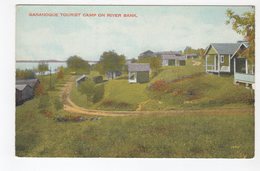 GANANOQUE, Ontario, Canada, Gananoque Tourist Camp On River Bank, Pre-1930 Advertising Postcard, Leeds  County - Gananoque