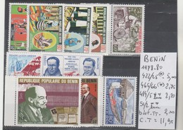 LOT DE TIMBRES DU BENIN NEUF **/* Nr VOIR SUR PAPIER AVEC TIMBRES  COTE 11.95 € - Unused Stamps