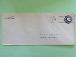 USA 1951 Stationery Cover Washingon 3 C From Indianapolis To Leominster - Slogan - 1941-60