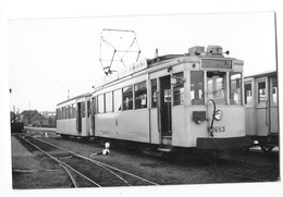 ZANDVLIET (Belgique) Photographie Format Cpa Terminus Tramway électrique 1950 - Antwerpen