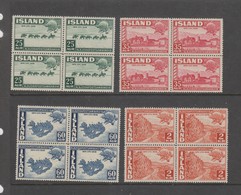 Yvert 220 / 223 ** Neuf Sans Charnière UPU Bloc De 4 - Unused Stamps