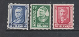 Yvert 251 / 253 * Neuf Charnière - Unused Stamps