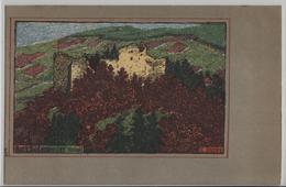 Burg Badenweiler (Baden) - Künstlerkarte E. Bürgy - Badenweiler