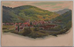 Gruss Aus Todtnau I/W. - Totalansicht - Lithographie Litho - Todtnau