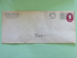 USA 1963 Stationery Cover Franklin 4 C Uprated To 4+1 C (bird) From Philadelphia To Glenolden - 1961-80