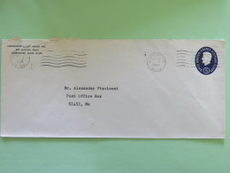 USA 1964 Stationery Cover Lincoln 5 C From Leominster - Credit Union - 1961-80