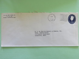 USA 1964 Stationery Cover Lincoln 5 C From Tacoma To Leominster - Drug Store - 1961-80