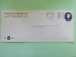 USA 1965 Stationery Cover Lincoln 5 C From Boston To Leominster - 1961-80