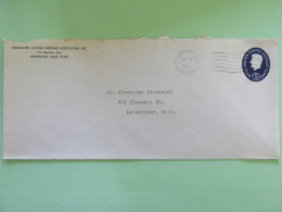 USA 1965 Stationery Cover Lincoln 5 C From Leominster To Leominster - Nurse Nursing - 1961-80
