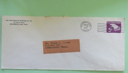 USA 1965 Stationery Cover Eagle 5 C From Southbridge To Leominster - 1961-80