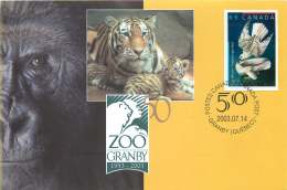 2003-  Granby Zoo 50th Ann. S57 - Sobres Conmemorativos
