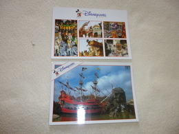 2 CARTES ..DISNEYLAND...PARADE ET ADVENTURELAND - Disneyland