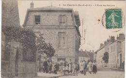 Cpa Dept 78 - Les Essarts-le-roi - L'école Des Garçons (circulé En 1910 Voir Scan Recto-verso) - Les Essarts Le Roi