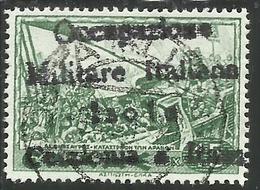 OCCUPAZIONE ITALIANA: ITACA 1941 CEFALONIA MITOLOGICA DRACME DRX 15d O MAIUSCOLA USATO USED OBLITERE' SIGNED - Cefalonia & Itaca