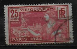 FRANCE   N°  184  Oblitere  Jo 1924 - Summer 1924: Paris