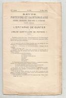 Régionalisme , Poitou Charente , Revue Poitevine Et Saintongeaise , N° 125 , 1894, 3 Scans , Frais Fr 2.85 E - Poitou-Charentes
