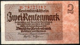 Germany,2 Rentenmark,P.146,1937,as Scan - 2 Rentenmark