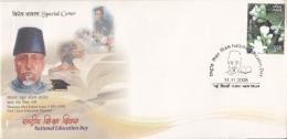 India  2008  Islam  Maulana Aul Kakam Azad  National Education Day  Cover #  11049  D Inde Indien - Islam