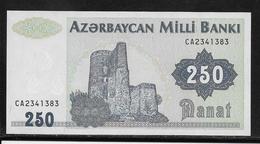 Azerbaïdjan - 250 Manat - Pick N° 13b - NEUF - Arzerbaiyán