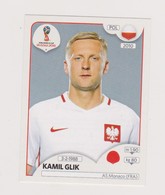 Panini Russia 2018   Kamil Glik   Pologne--597 - Andere & Zonder Classificatie
