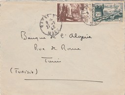 MAROC Lettre RABAT 27/7/1943 Pour Tunisie - Covers & Documents