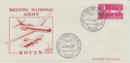 Meeting National Aérien Rouen 1962 - Commemorative Postmarks