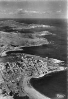 66-BANYULS- VUE PANORAMIQUE AERIENNE DE LA CÔTE AU 1er PLAN BANYULS 2eme PLAN LE PREVENTORIUM - Banyuls Sur Mer