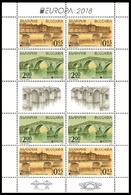 BULGARIA / BULGARIE - 2018 - EUROPA - SEPT - Ponts - 2v** PF De 4 Serie - 2018