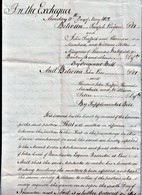1812 Northwich Legal Document And Letter. Lots Of Names Mentioned.  .  Ref 0500     Price Adj 10th July 2021 - Storia Postale