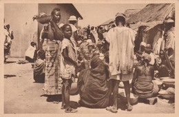 MALANVILLE   DAHOMEY     SCENE DU MARCHE    TB PLAN RARE - Benin