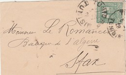 TUNISIE Devant Fragment De  Lettre  Cachet TUNIS RP 1928 - Brieven En Documenten
