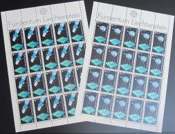 LIECHTENSTEIN 1991 Mi-Nr. 1011/12 Kleinbögen ** MNH - 1991