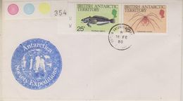 British Antarctic Territory 1988 Antarctic Society Expeditions Ca 16 Fe 88 Faraday Cover 38396) - Lettres & Documents