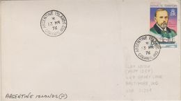 British Antarctic Territory 1976 Argentine Islands / Grahamland Cover Ca 13 Mr 76 Si Base Commander (38401) - Briefe U. Dokumente