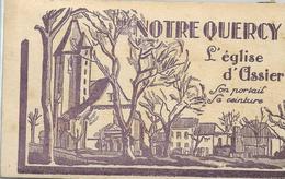 46 QUERCY EGLISE D ASSIER CARNET DE 20 CARTES POSTALES ANCIENNES DETACHABLES - Assier