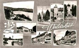 42808291 Waldshut-Tiengen Partie Am Hochrhein Oberes Und Unteres Tor Strassenpar - Waldshut-Tiengen