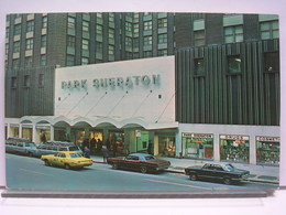 ETATS UNIS - NEW YORK - PARK SHERATON HOTEL - ANIMEE - AUTOMOBILES / CARS - Cafes, Hotels & Restaurants