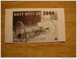 MULLSJO MÜLLSJÖ LOKALPOST FARM MACHINE Local Stamp - Ortsausgaben