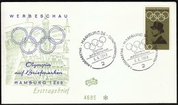 Germany Hamburg 1968 / Olympic Games Mexico City / Olympic On Stamps / Philatelic Exhibition / Freiherr Von Langen - Zomer 1968: Mexico-City