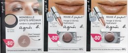 2 ECHANTILLONS ROUGE A LEVRES Agnés B - Beauty Products