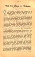 Aus Dem Reich Der Träume / Artikel, Entnommen Aus Kalender / 1907 - Empaques