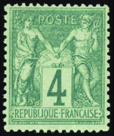 167 N°63 4c Vert Qualité:* Cote: 220  - Sonstige & Ohne Zuordnung